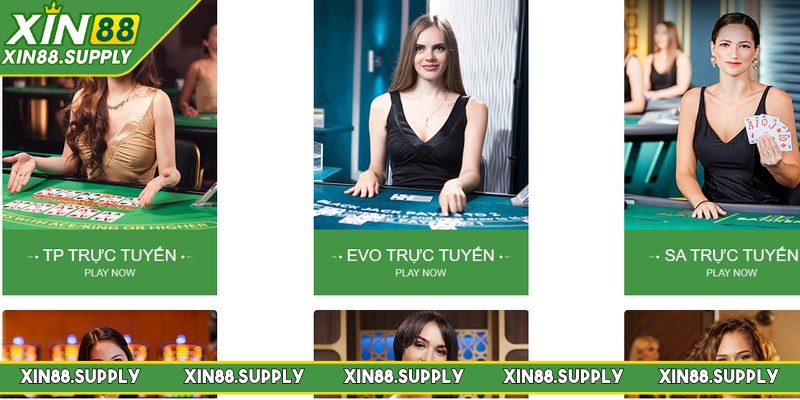 Sảnh cược được tích hợp nhiều game thú vị từ các nhà cung cấp uy tín